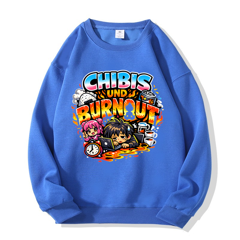 Sweatshirt Chibi Burnout Bliss