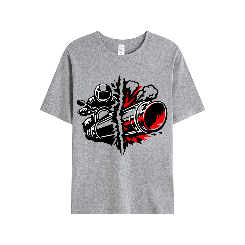 T-shirt Auspuff-Ikone Vintage Parodie