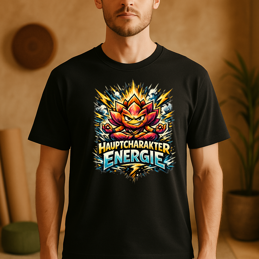 T-Shirt Hauptcharakter Yoga Vibes
