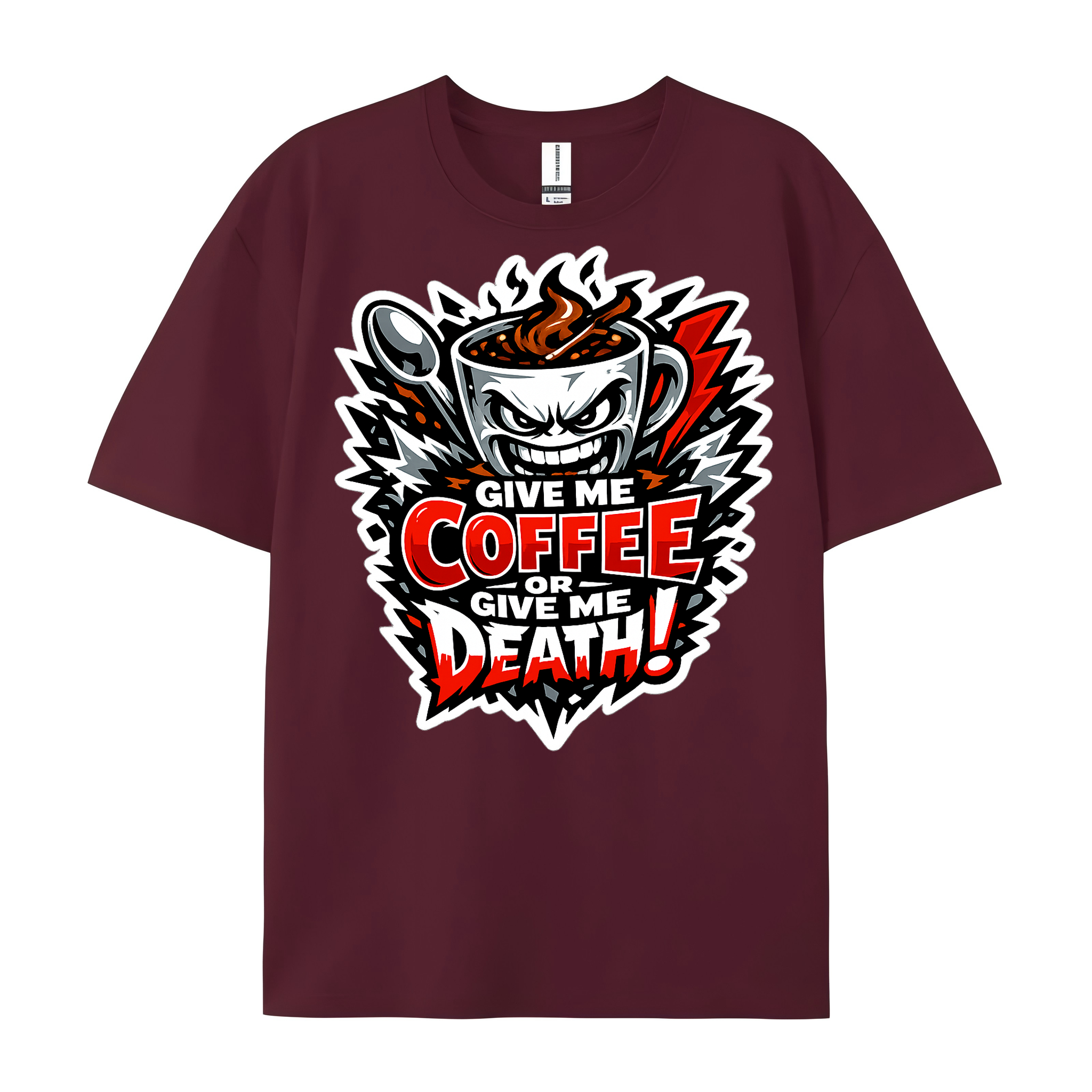 T-shirt Espresso Riot Emblem - Rebellion für Kaffeeliebhaber