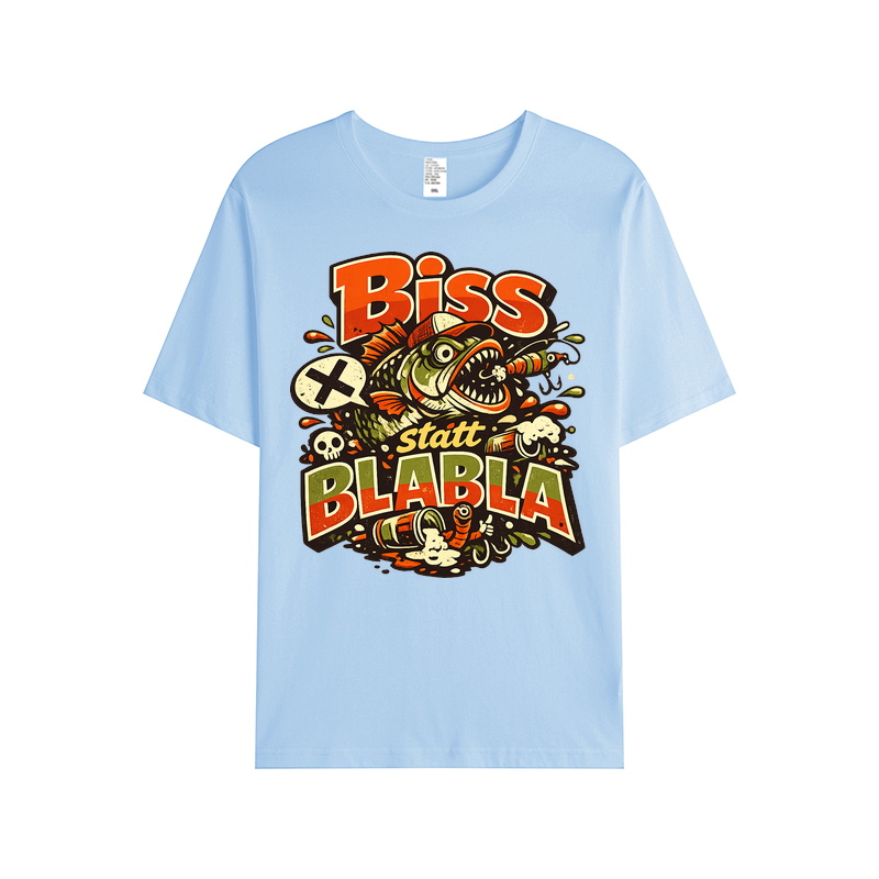 t-shirt Biss statt Blabla Anglerstyle
