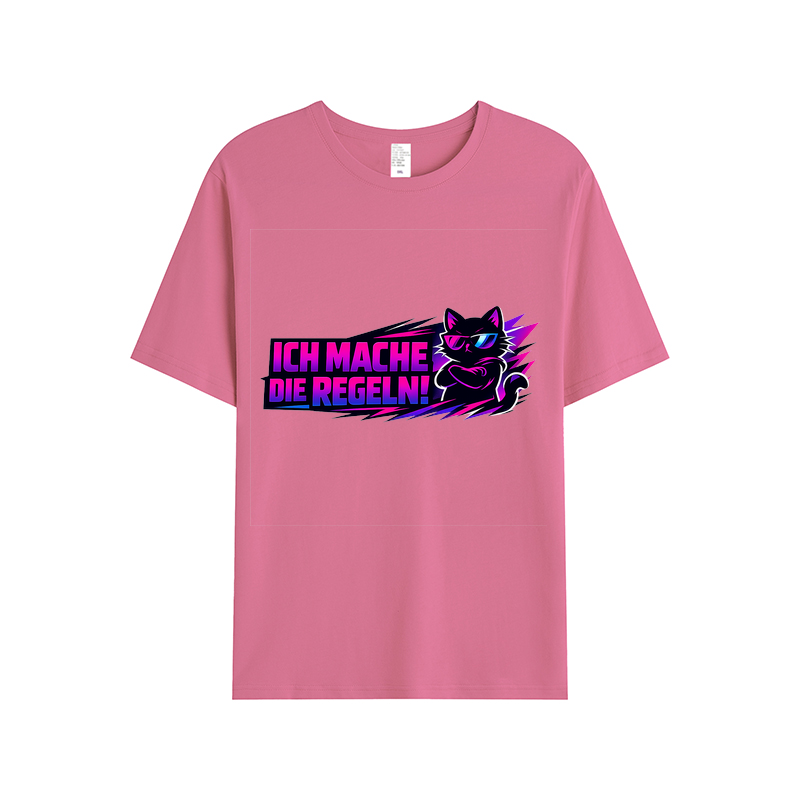 T-Shirt Katzenkönig: Ich mache die Regeln!