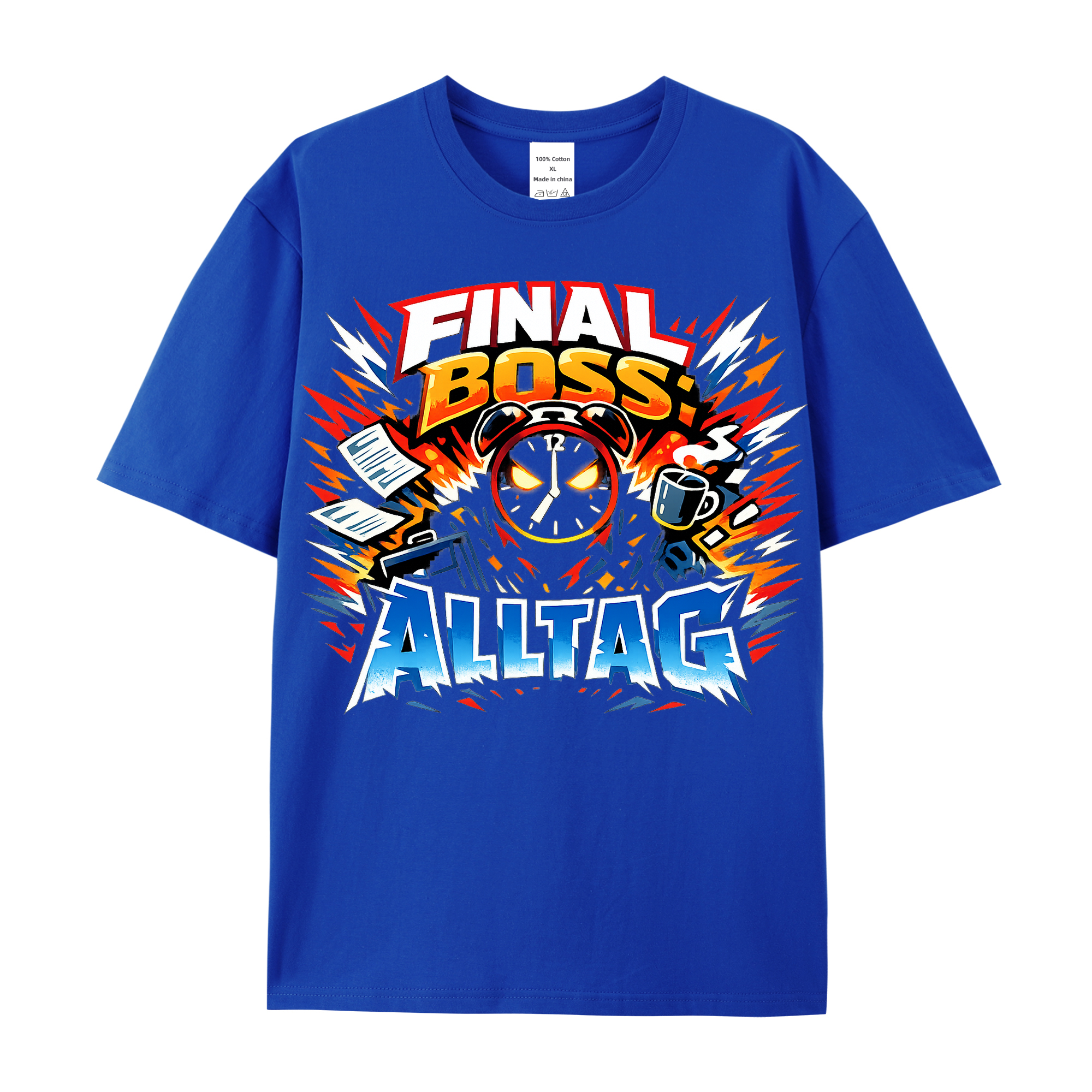 T-Shirt Final Boss Alltag Anime Style