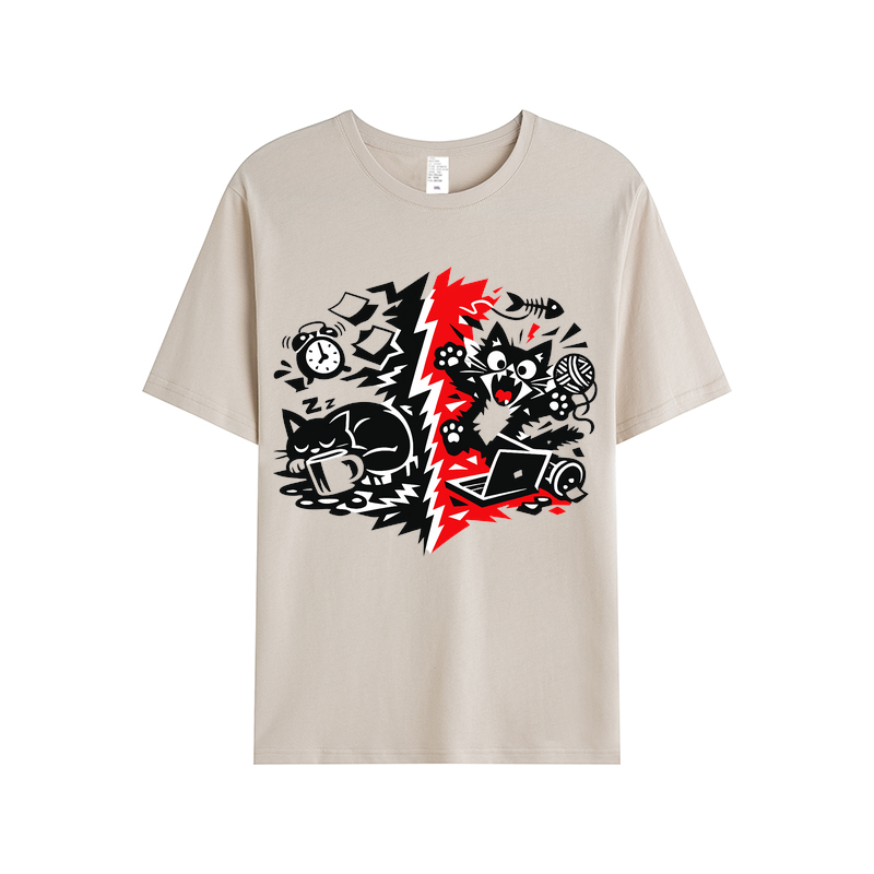 T-Shirt Katzenliebe Pur