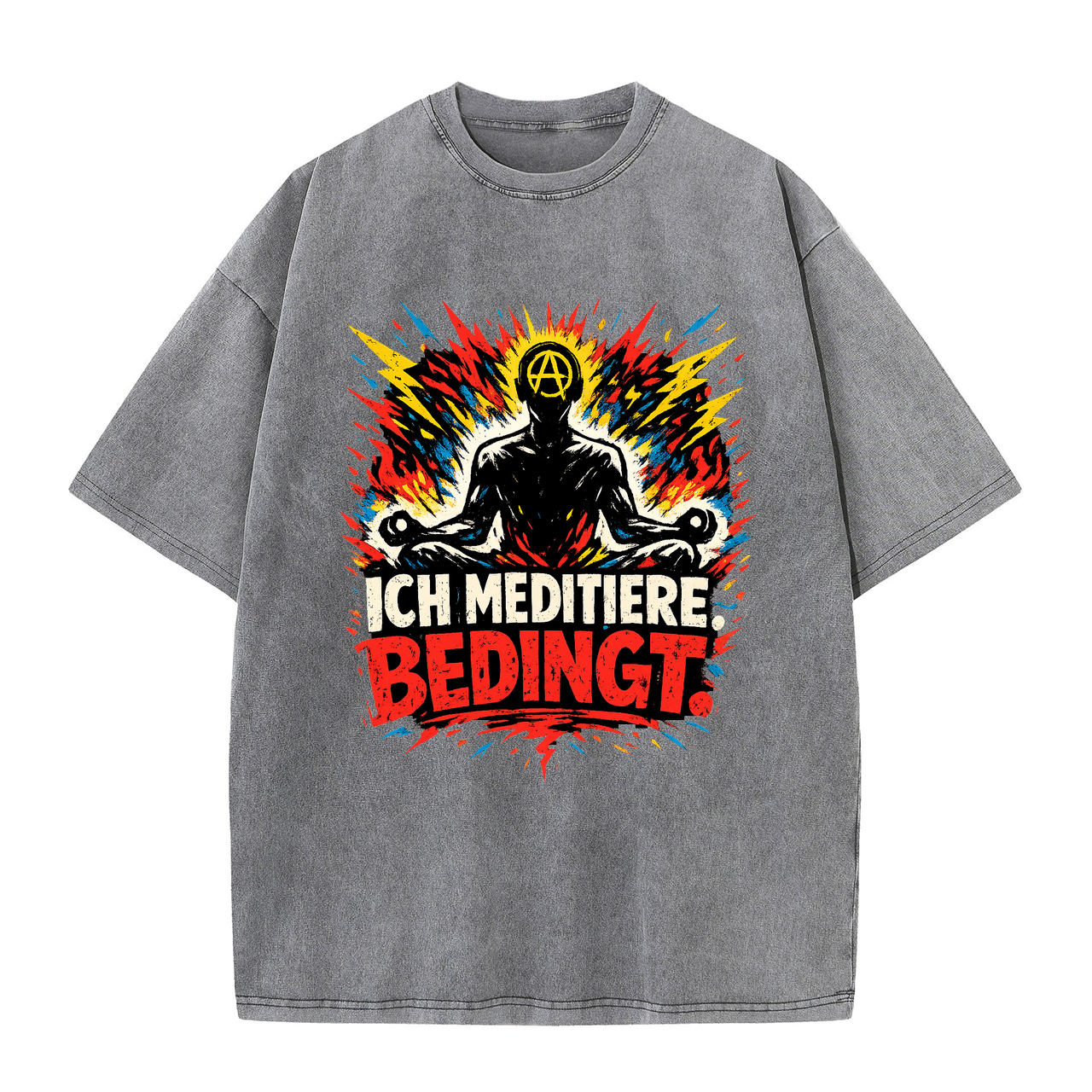 T-Shirt Chill Meditator - Ich meditiere. Bedingt.