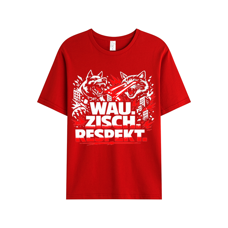 T-Shirt Wau Zisch Respekt Haustier Style