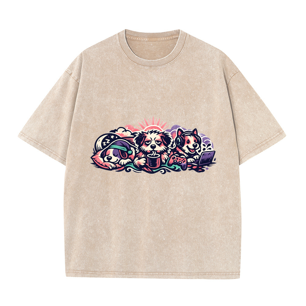 T-Shirt Hundeherz im Einklang