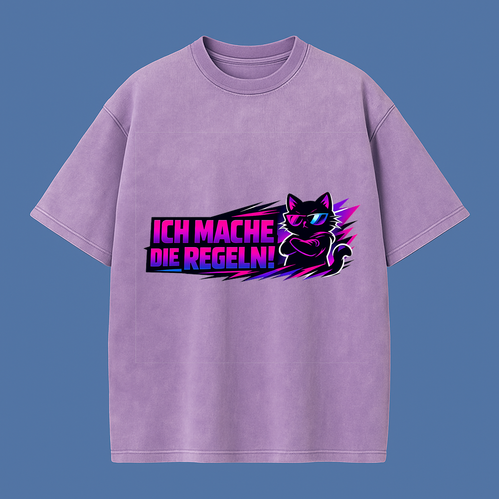 T-Shirt Katzenchef Ich mache die Regeln!