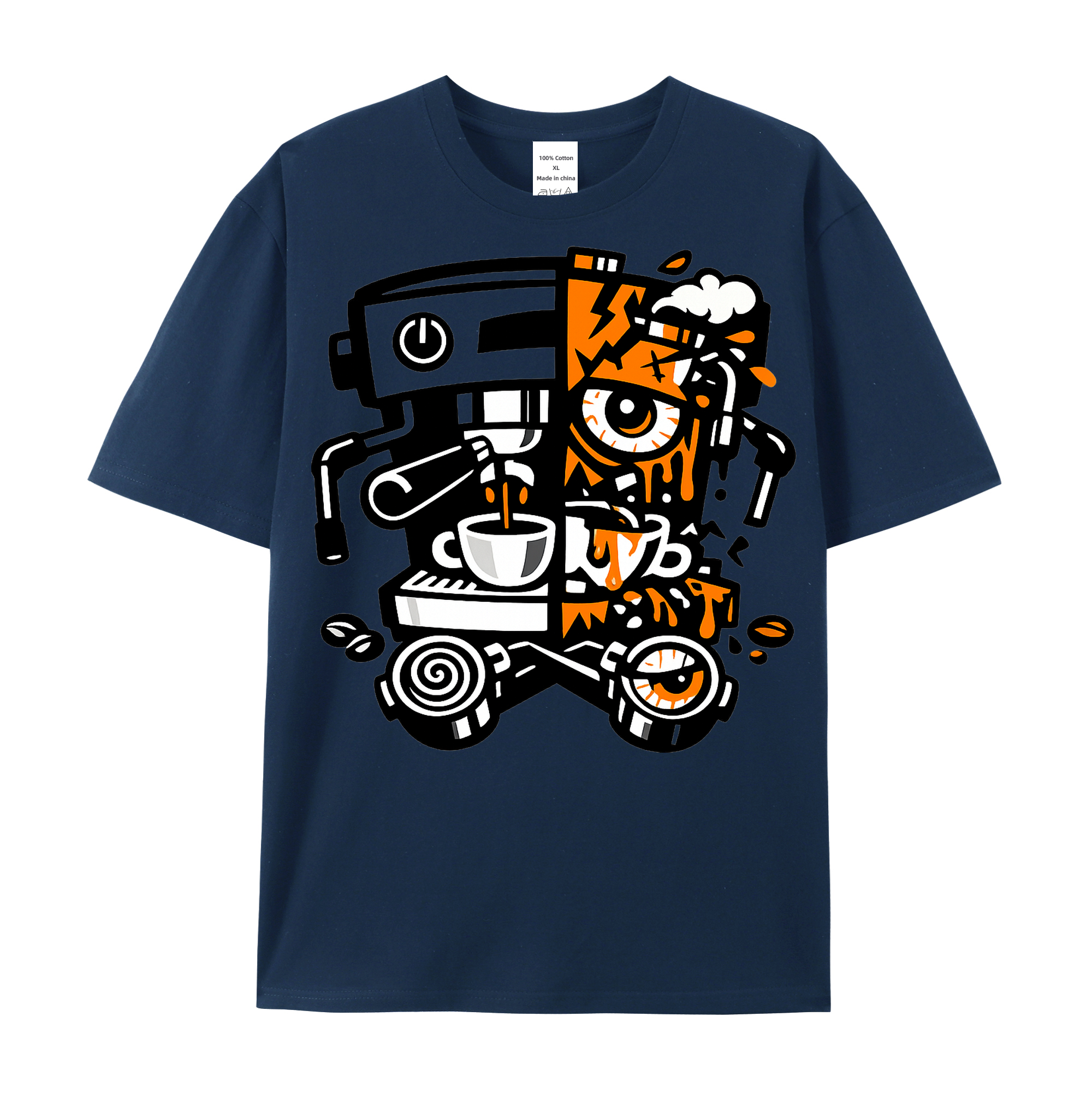 T-shirt Espresso Overthinker – Kaffeeliebe trifft Gedankenka