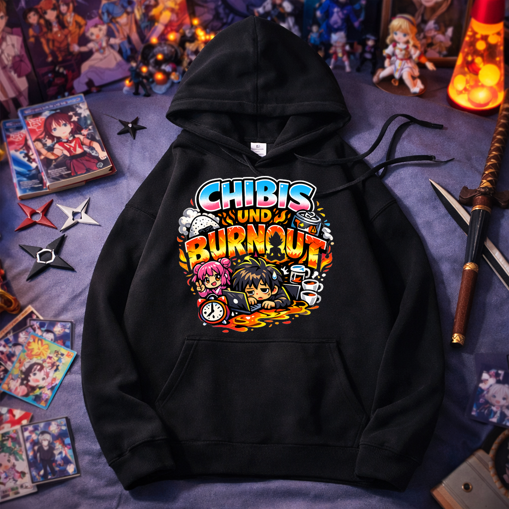 Hoodie Chibi Burnout Dreams