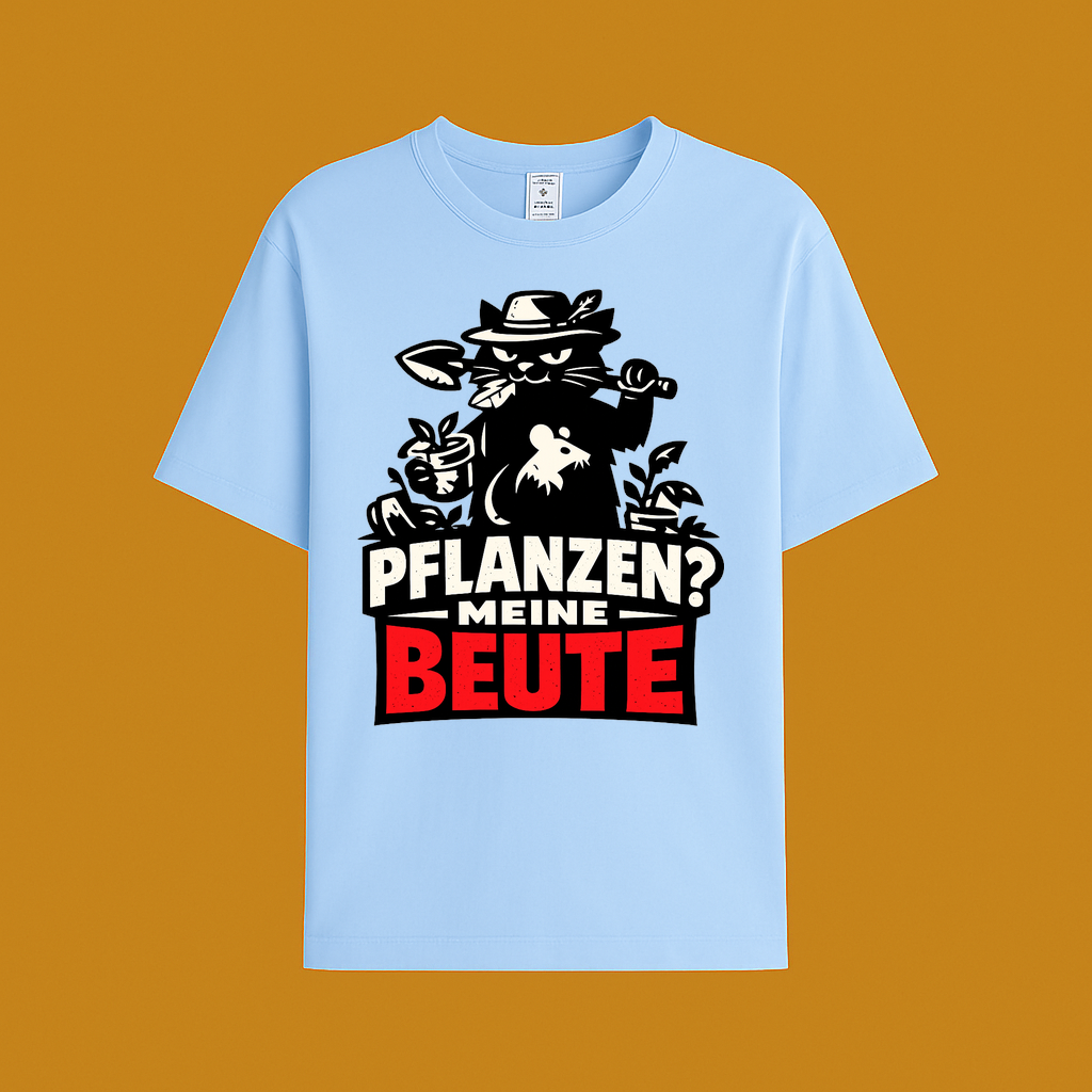T-Shirt Katzenbeute Pflanzenjagd
