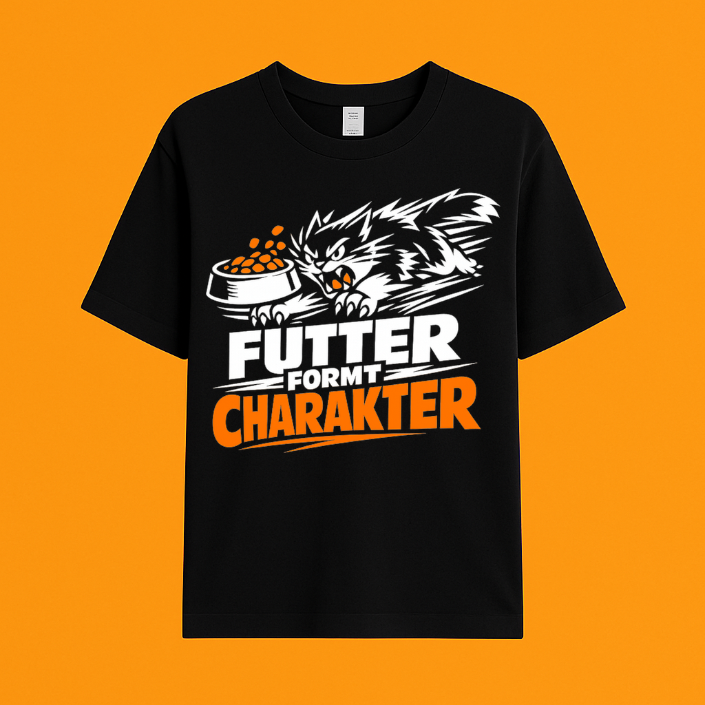 T-Shirt Futter formt Charakter Cat Style
