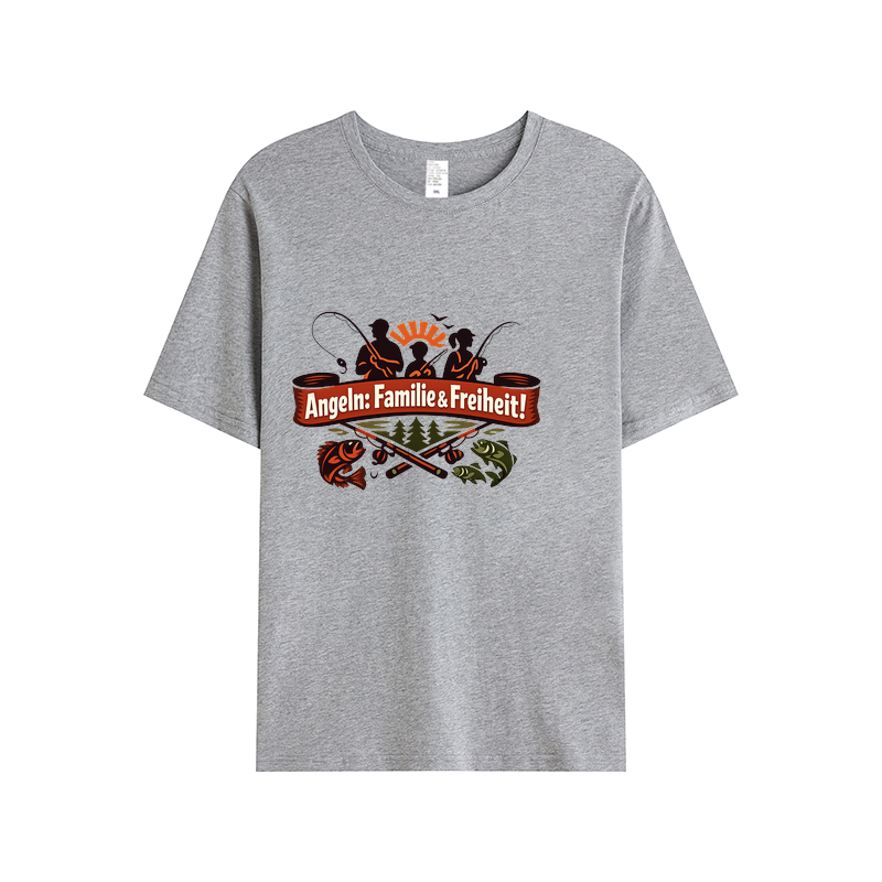 T-Shirt Angelglück: Familie & Freiheit