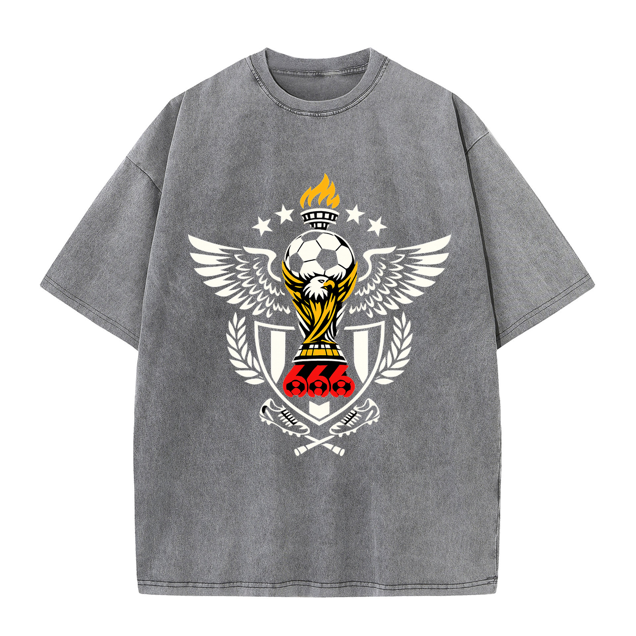 T-shirt Adelspokal-Parodie Vintage-WM Muster