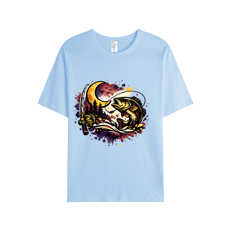 T-Shirt Anglerherz Abtauchen in die Freiheit