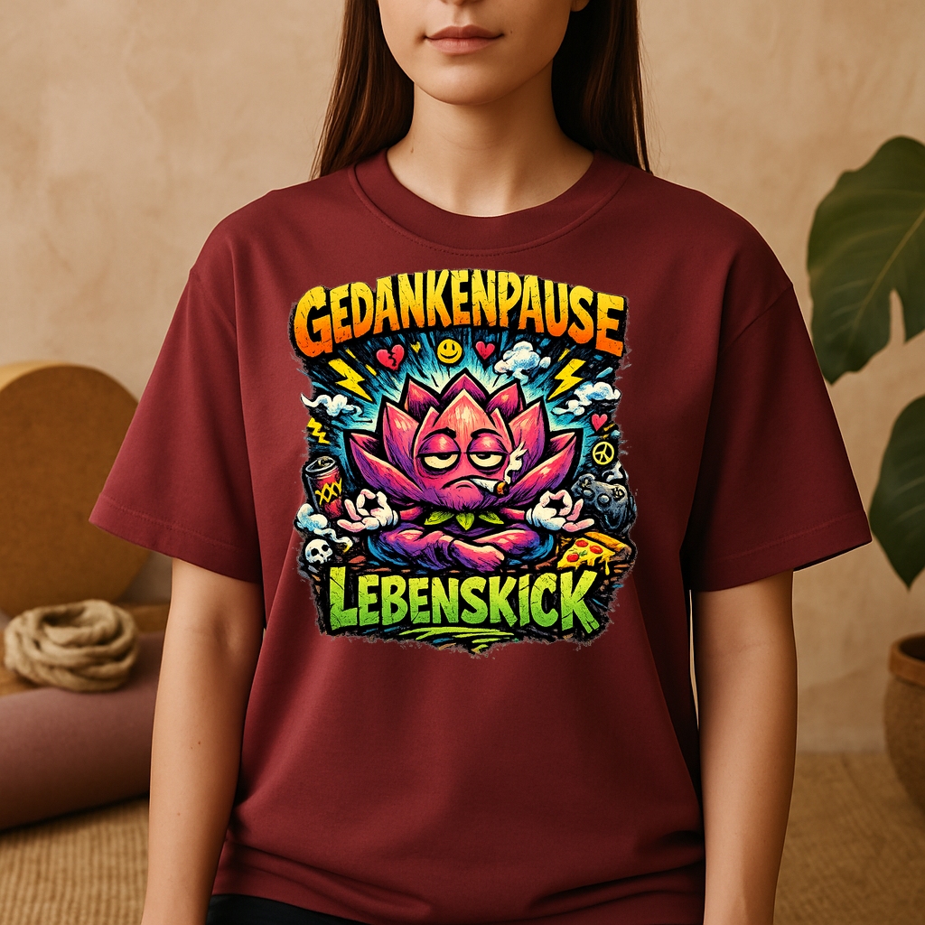 T-Shirt Gedankenpause Lebenskick Yoga Flow