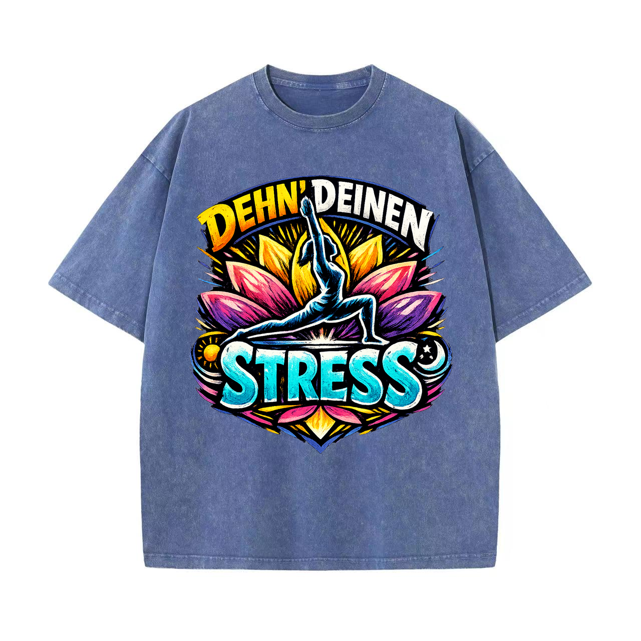 T-Shirt Stretch Your Stress Yoga Flow