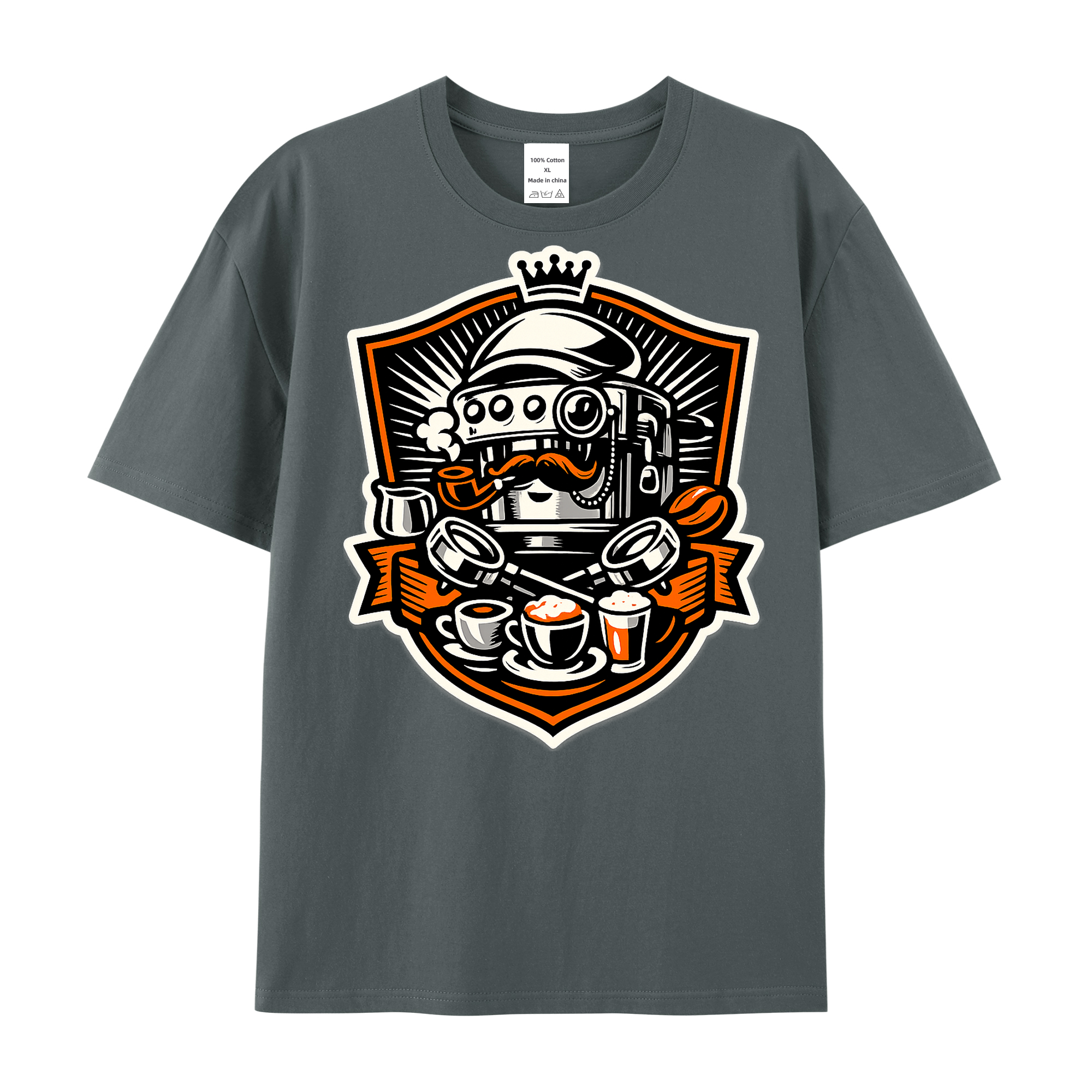 T-shirt Espresso Heraldik Wappen