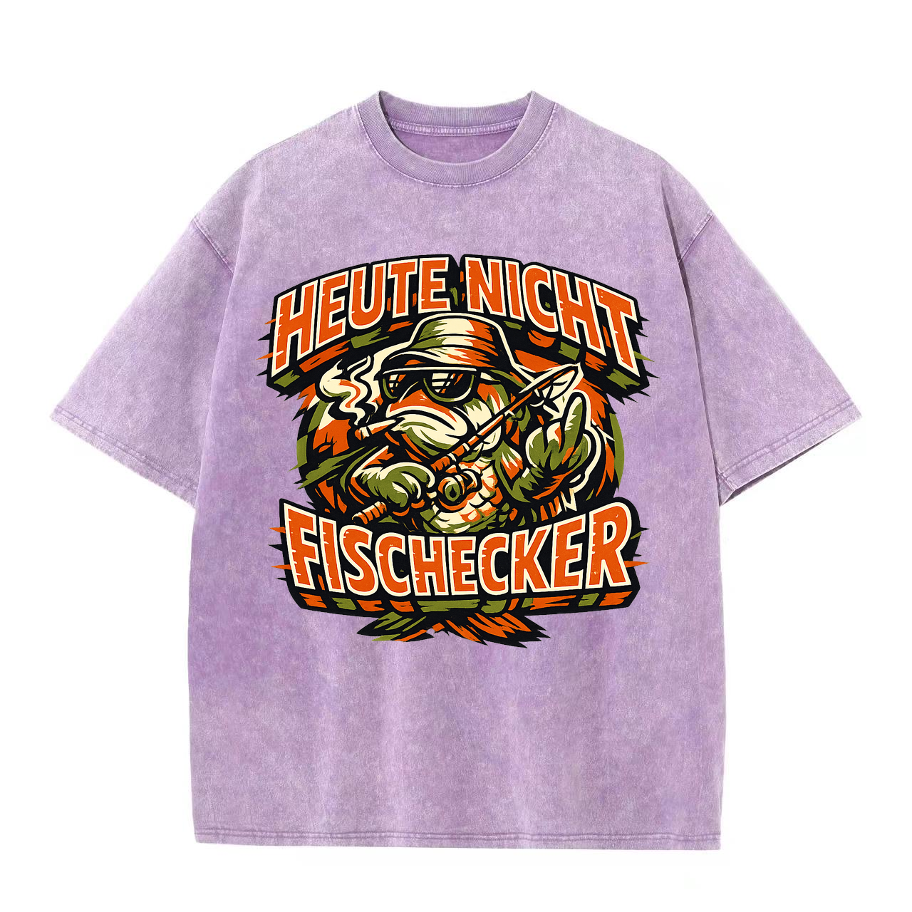 T-Shirt Heute nicht, Fischecker Catch & Chill