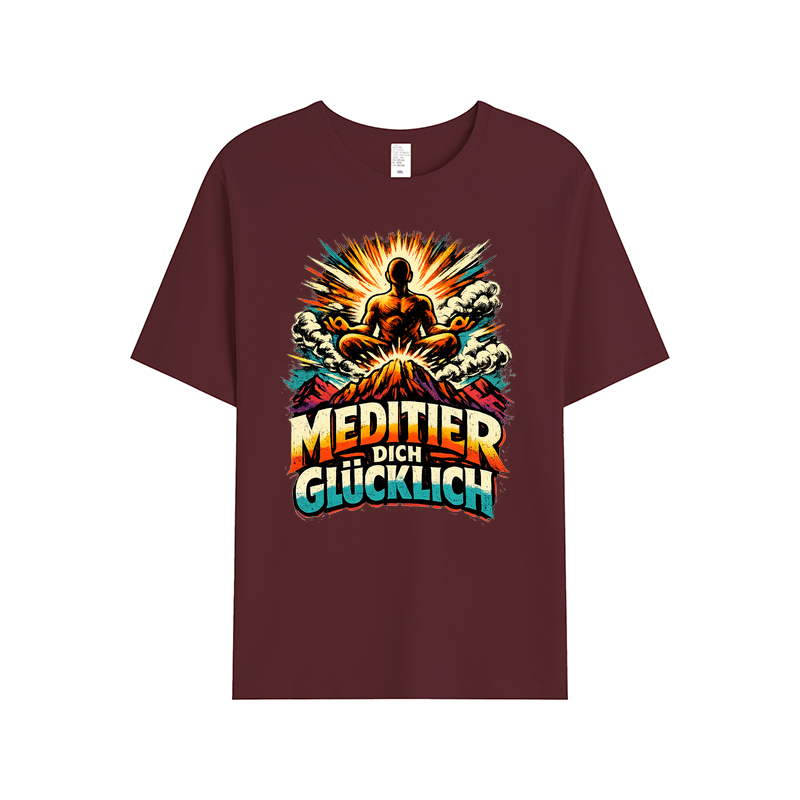 T-Shirt Glücksmeditation Yoga Shirt