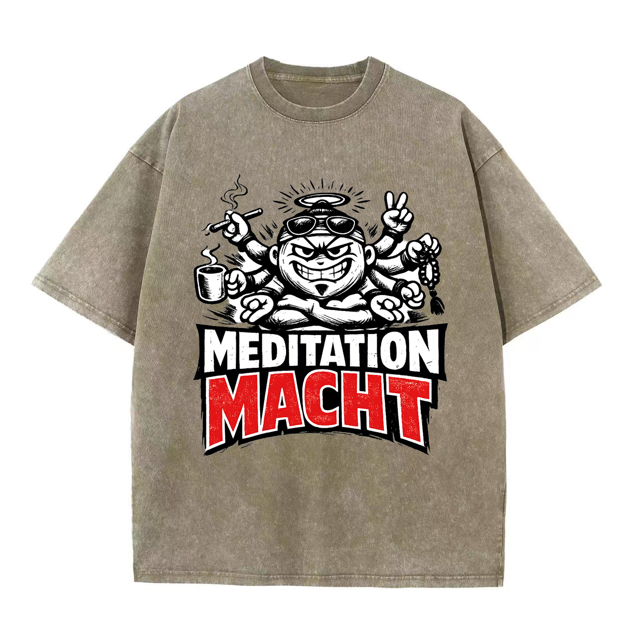 T-Shirt Meditationskraft Yoga Yogi Style