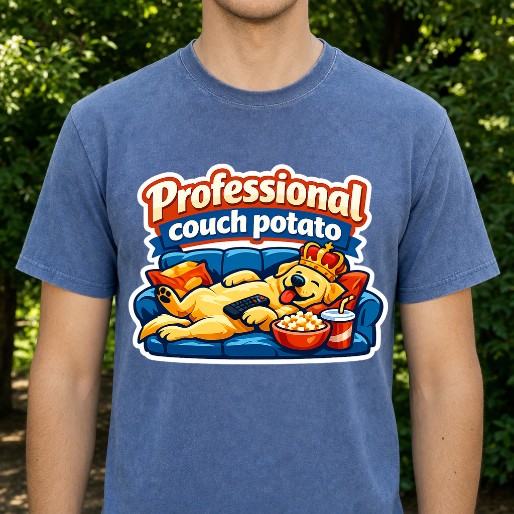 T-shirt Professional Couch Potato Dog Dad