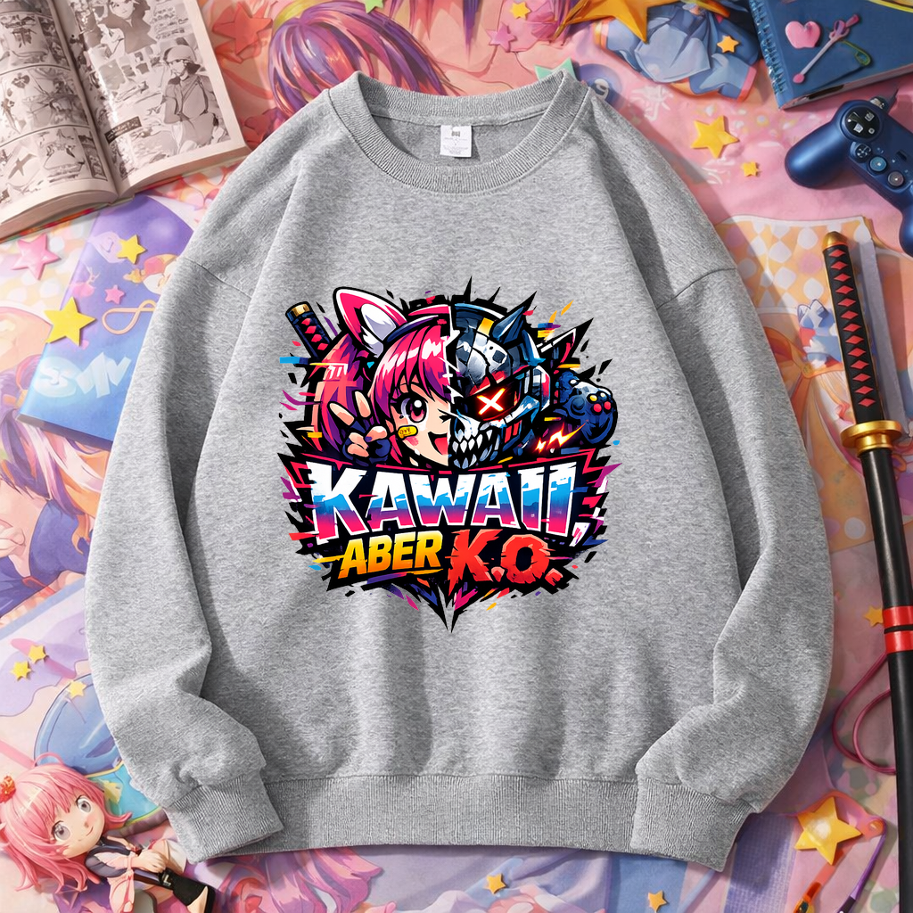 Sweatshirt Kawaii K.o. Kombo
