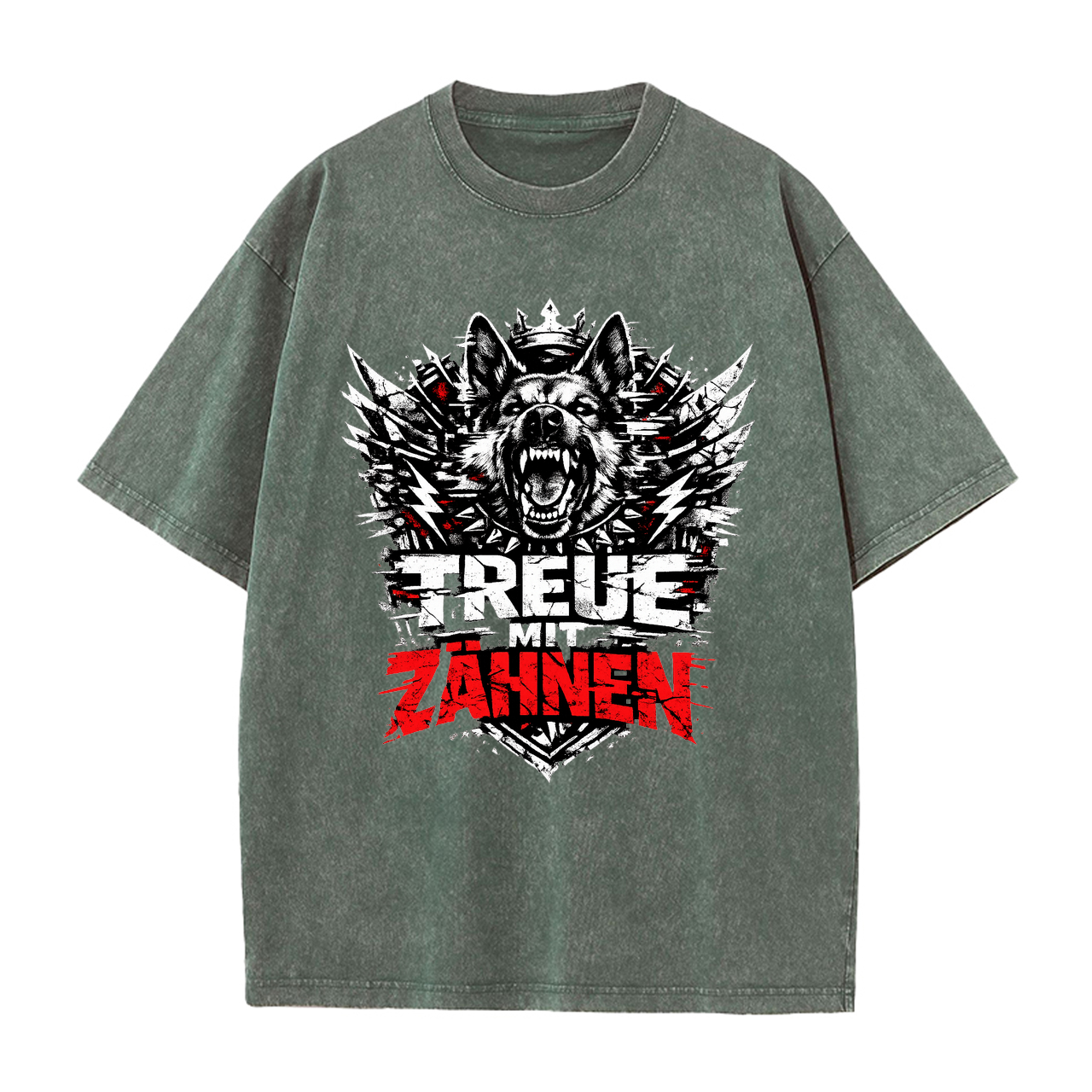 T-Shirt Treue mit Zähnen Haustierheld
