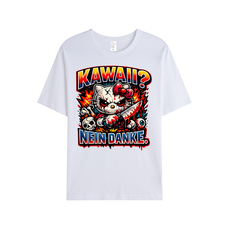 T-Shirt Kawaii Nein Danke Anime Rebel Style