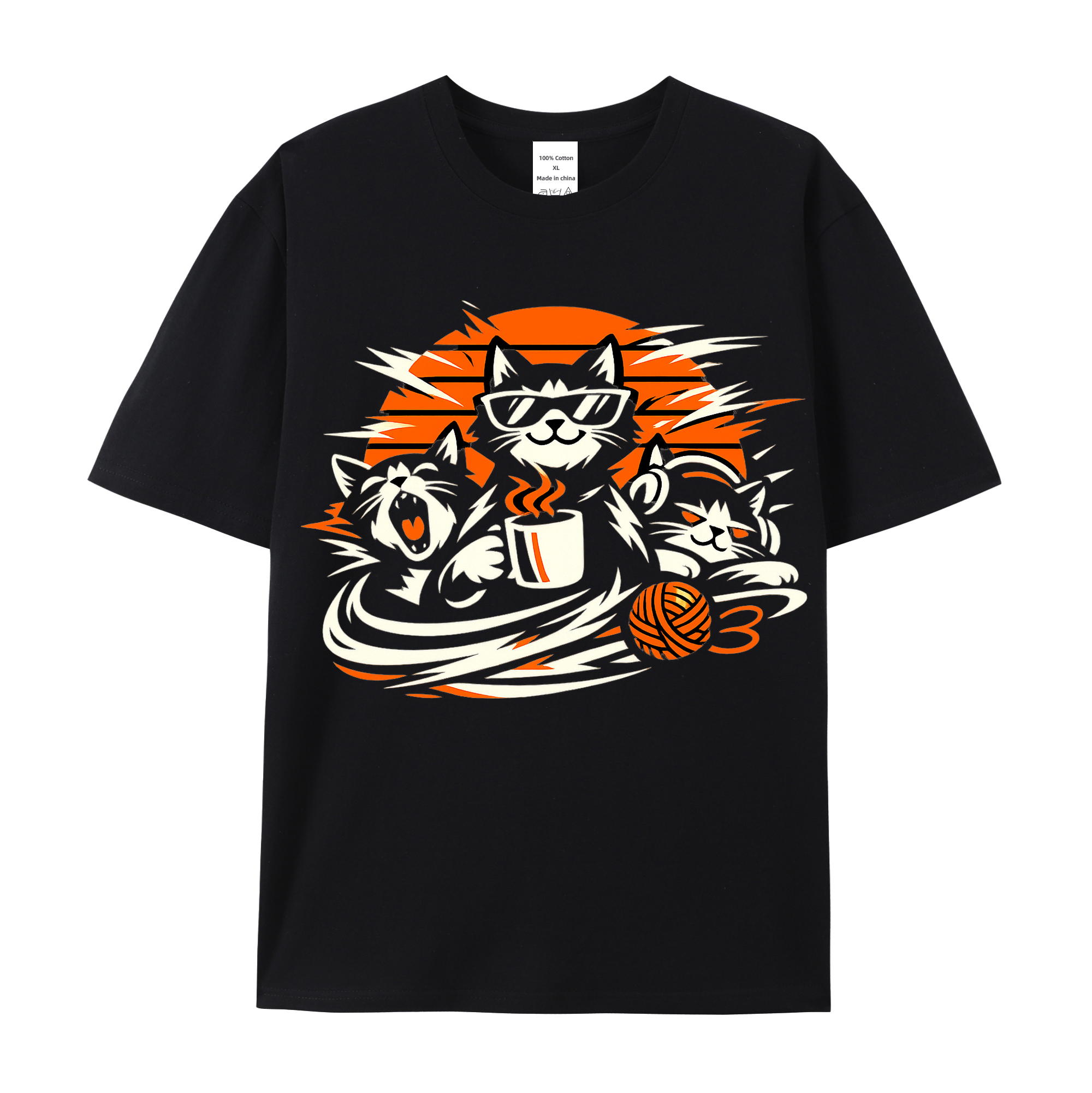 T-Shirt Katzenliebe Pur