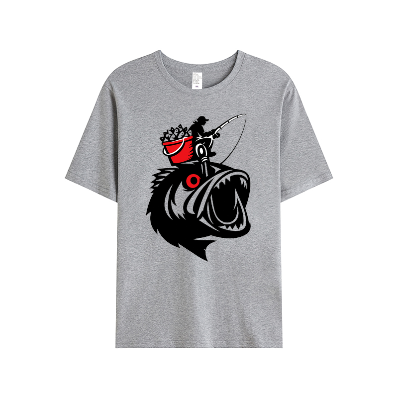 T-Shirt Angelglück am Wasser