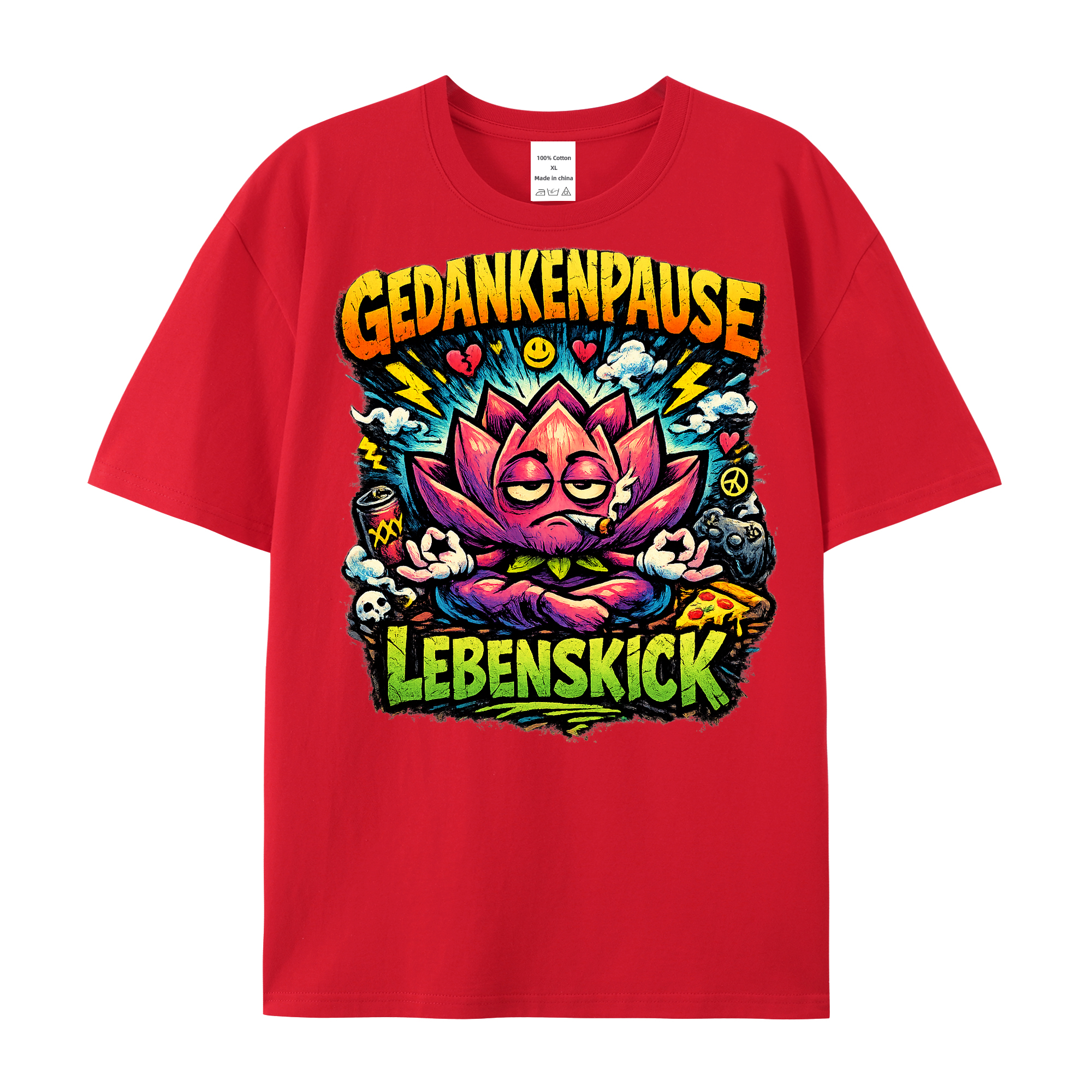 T-Shirt Gedankenpause Lebenskick Flow