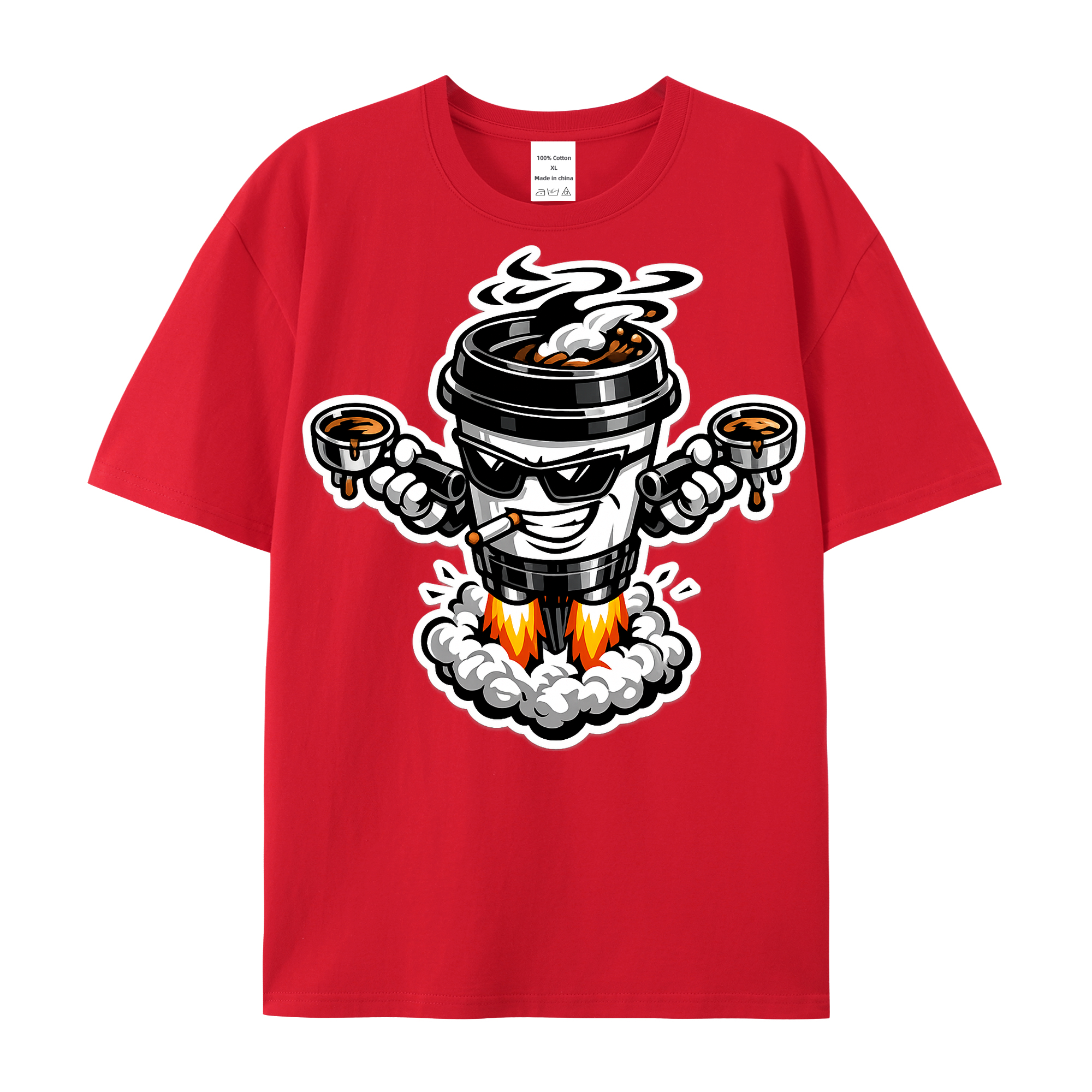 T-shirt Velvet Steam Clash Kaffeegenuss