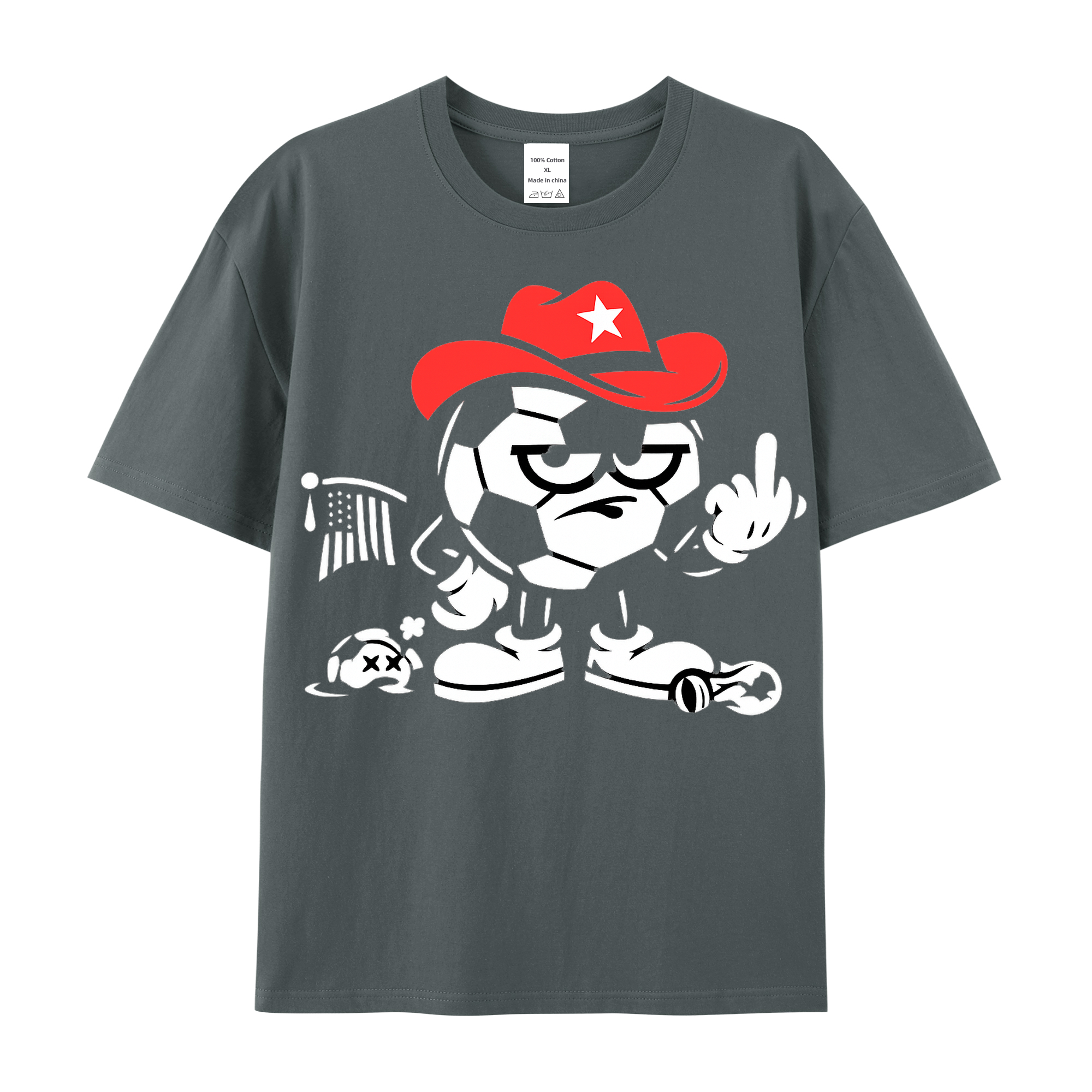T-shirt Weltmeister-Warnsignal für Heldenhaut