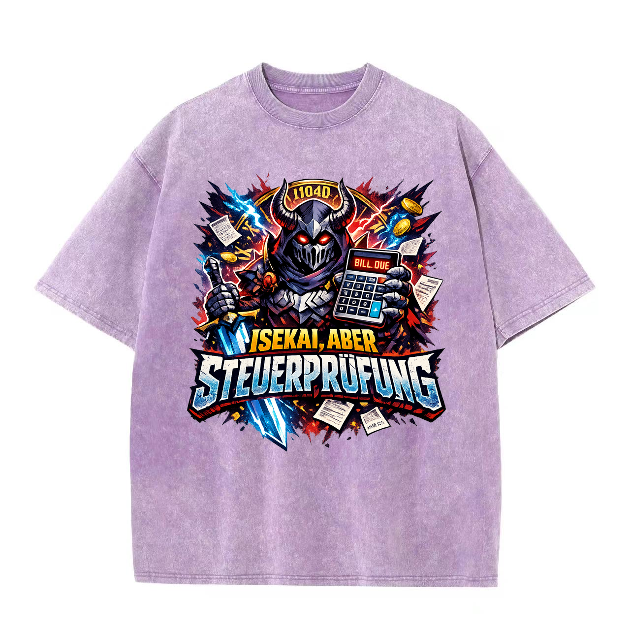T-Shirt Isekai Steuerprüfung Chaos