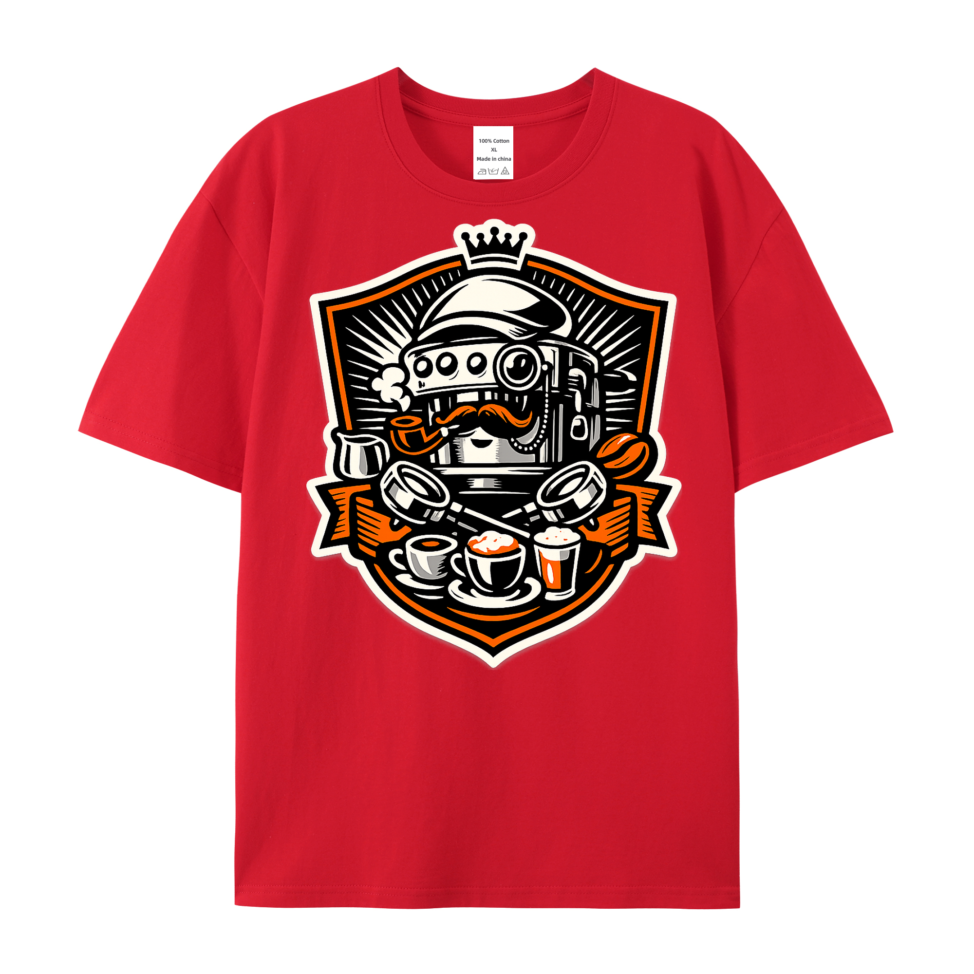 T-shirt Espresso Heraldik Wappen