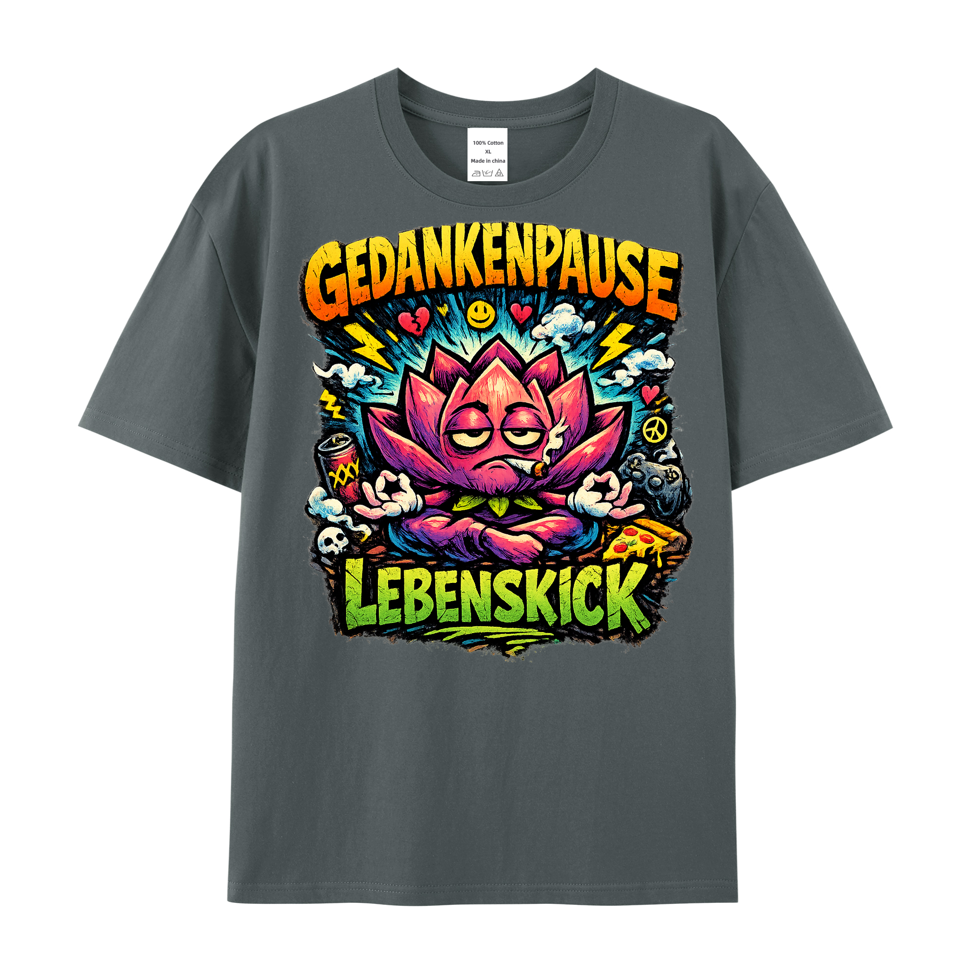 T-Shirt Gedankenpause Lebenskick Flow