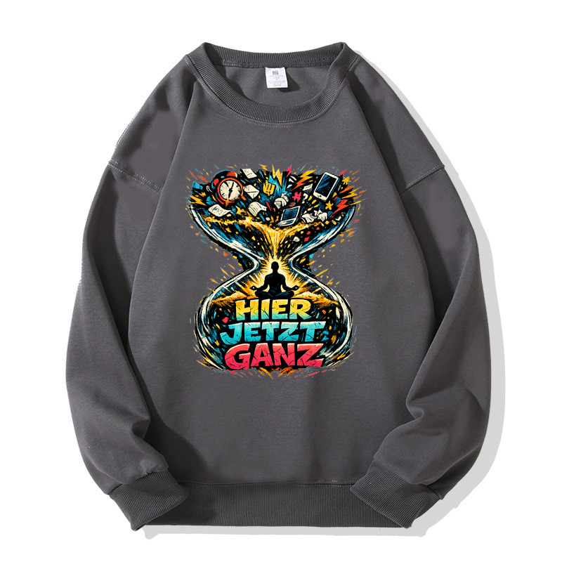 Sweatshirt HierJetztGanz – Yoga Flow Komfort