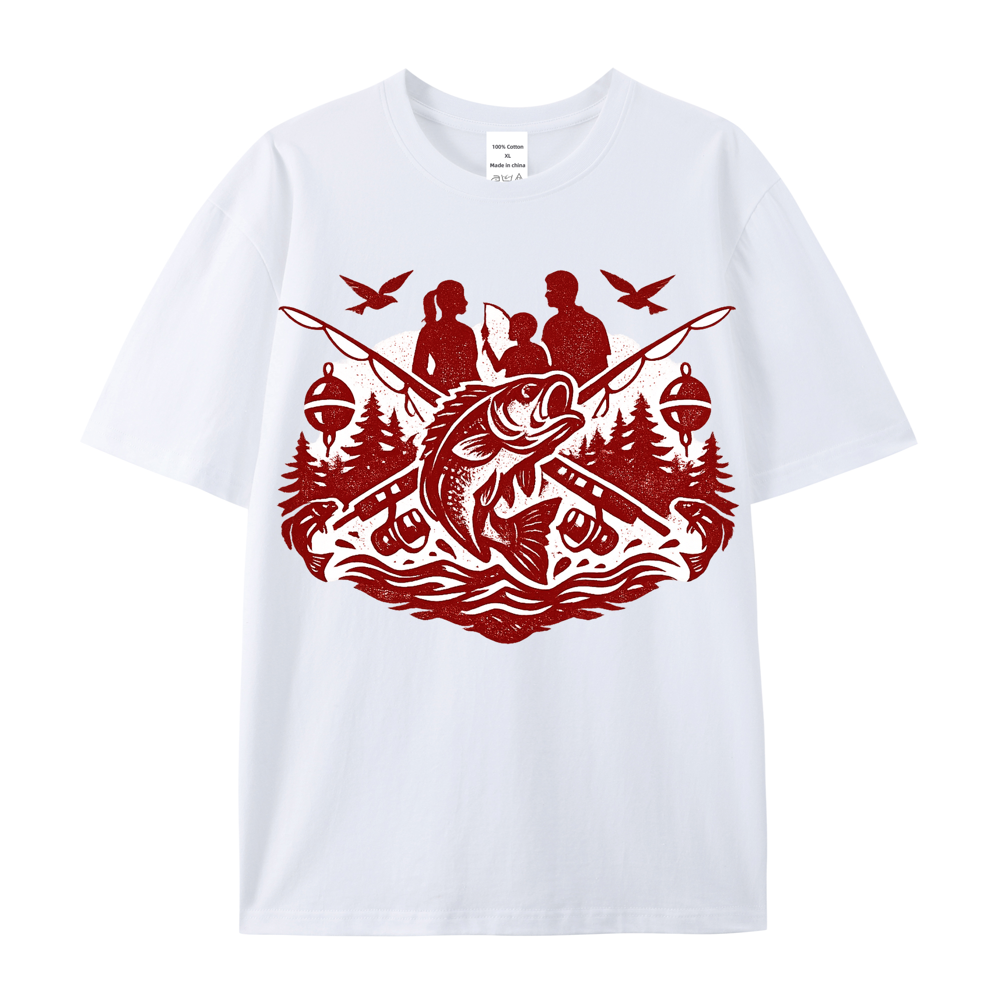 T-Shirt Anglerherz Abenteuer