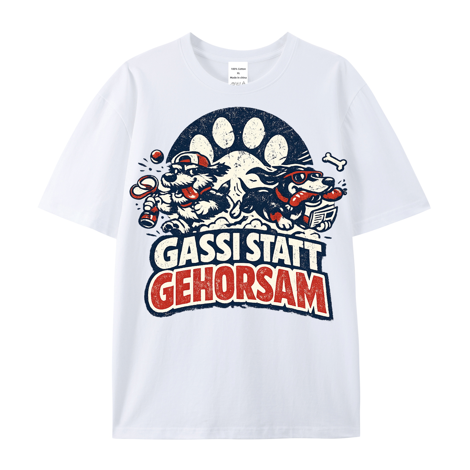 T-Shirt Gassi statt Gehorsam Vibes