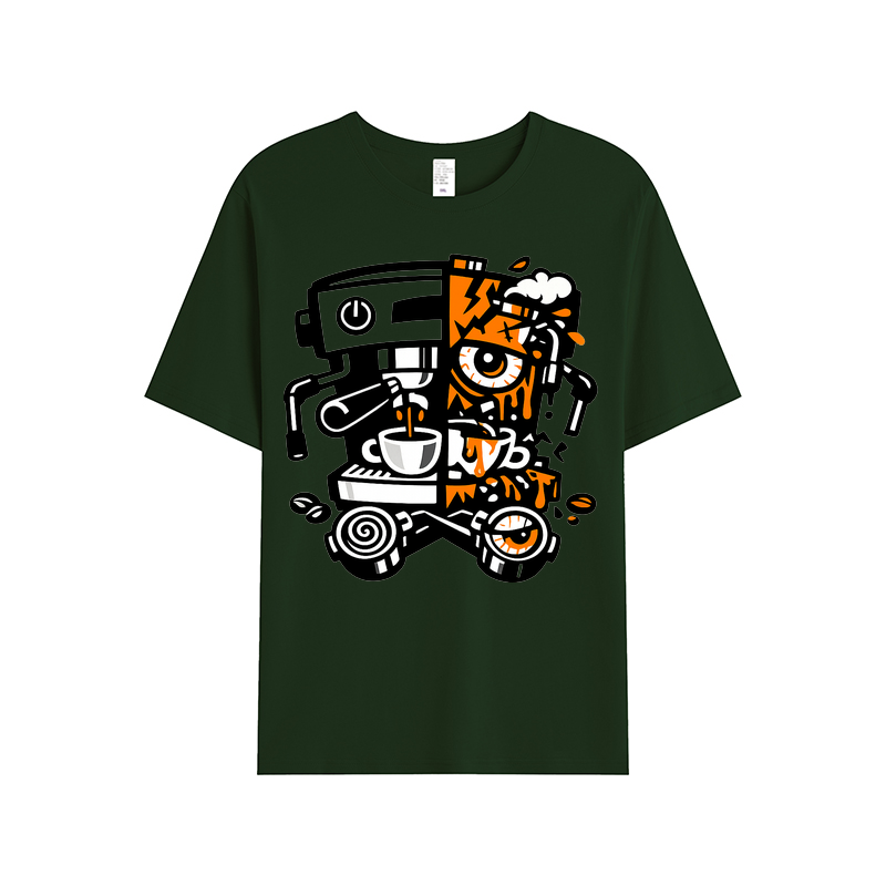 T-shirt Espresso Overthinker – Kaffee mit Gedanken