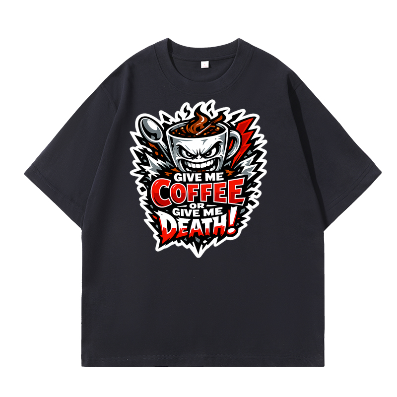 T-Shirt Espresso Riot Emblem Aufstand für Kaffeekenner