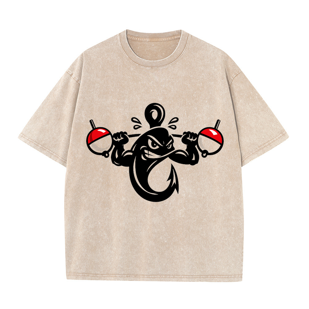 T-Shirt Angelglück am Wasser