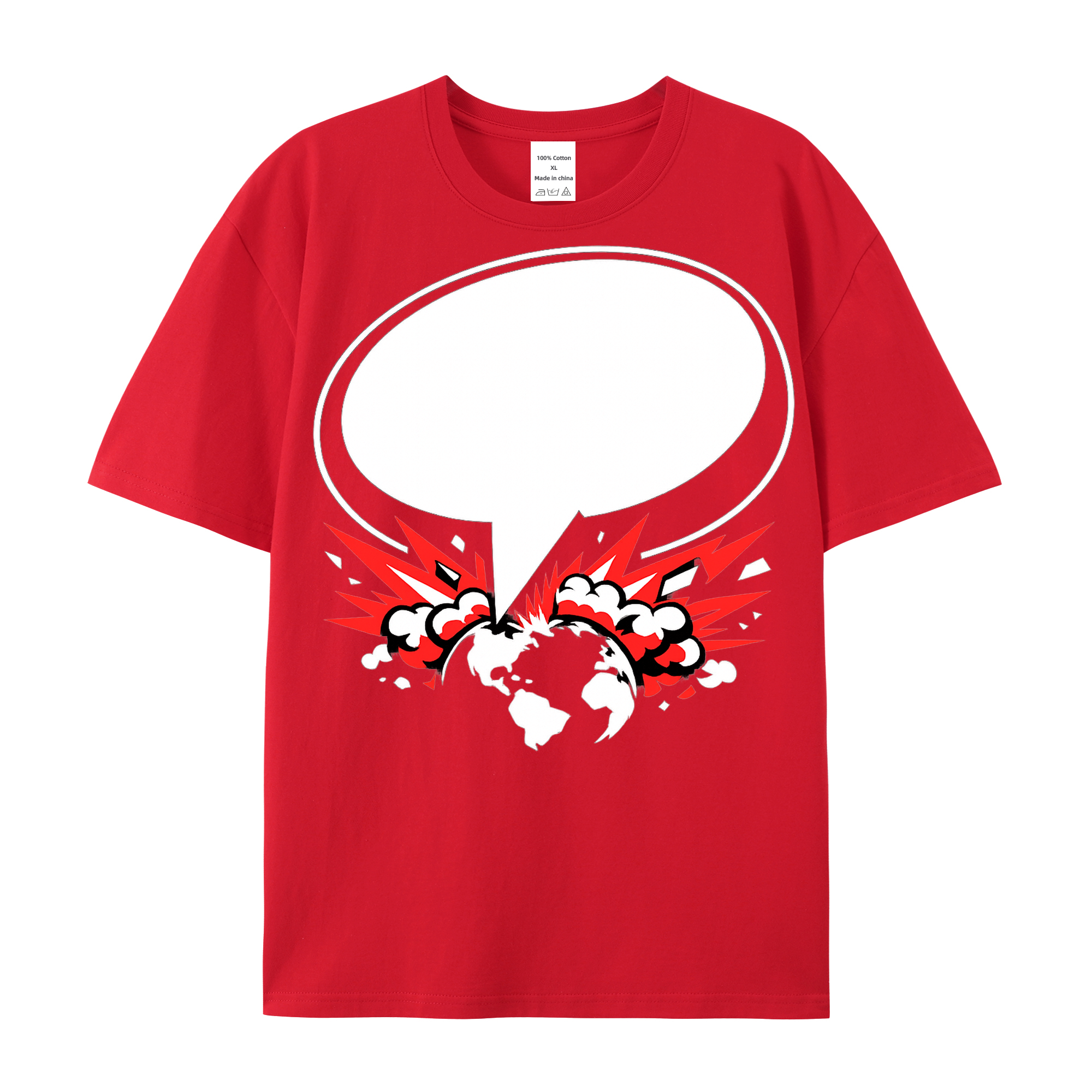 T-shirt Rebellenball im Raster Statement