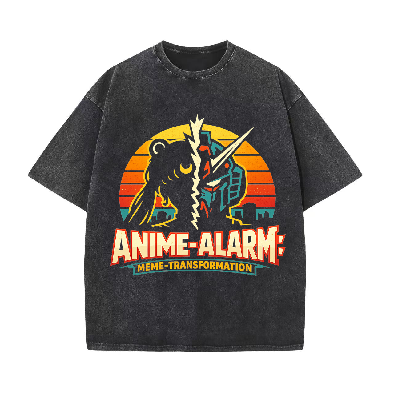 T-Shirt Anime-Alarm: Meme-Transformation