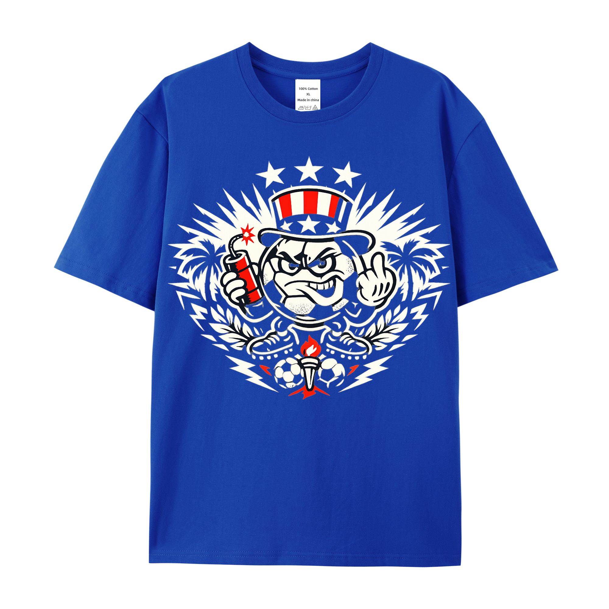 T-shirt Rasender Papierlöwe WM 2026 Vintage Parodie