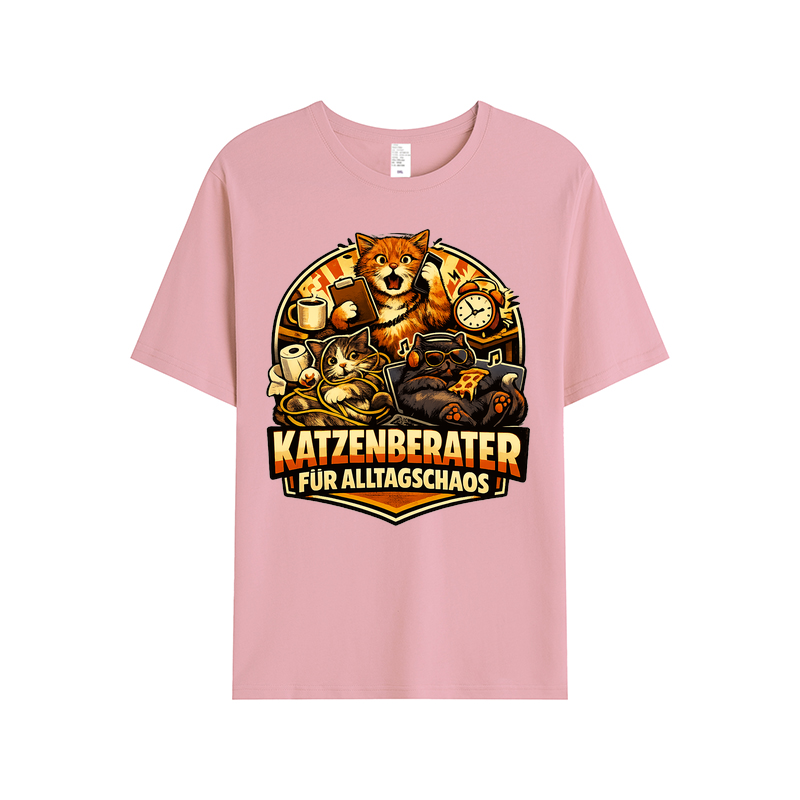 „Katzenberater für Alltagschaos“ t-shirt