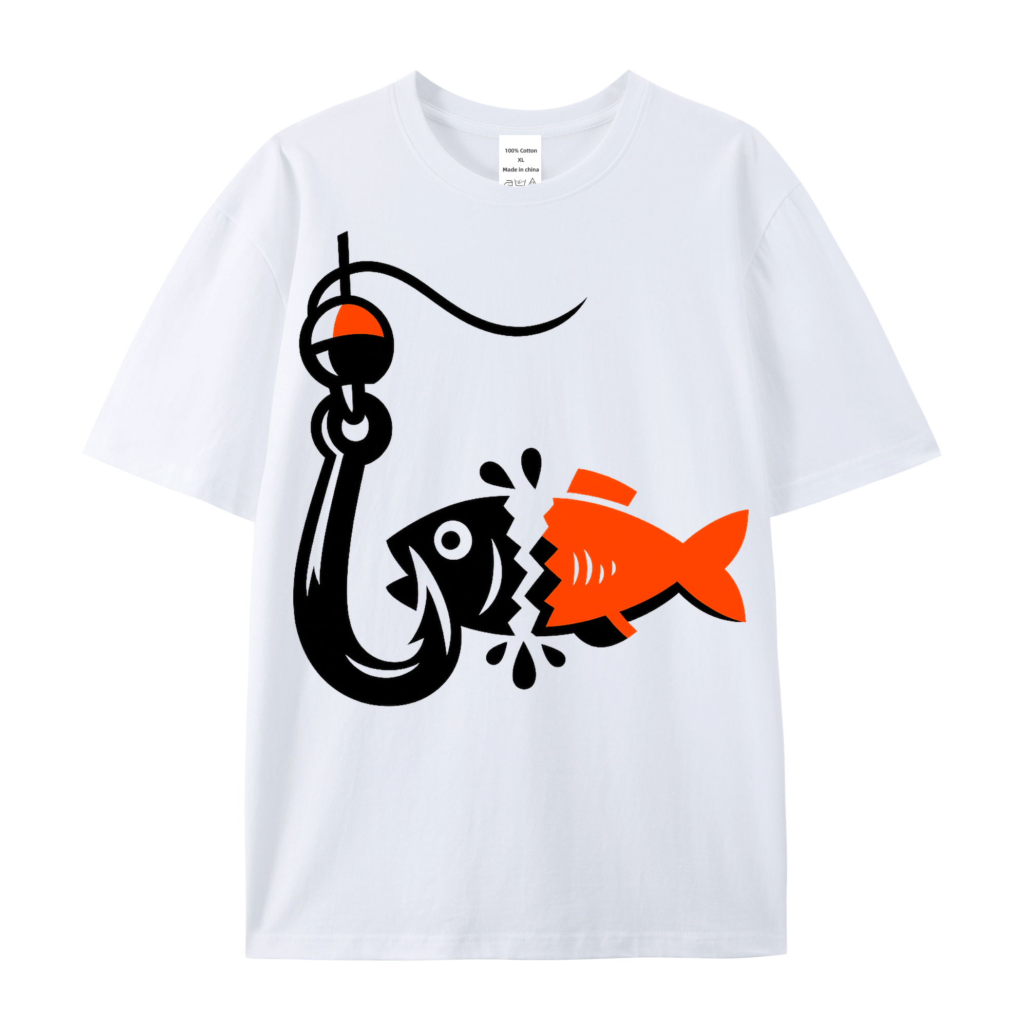 t-shirt Anglerglück am Wasser