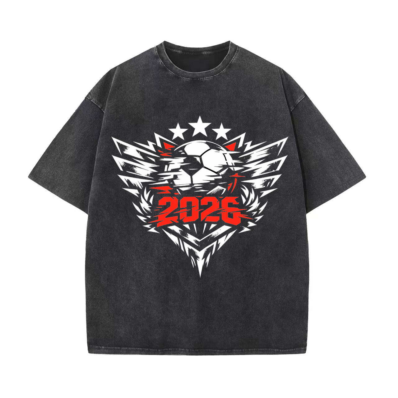 T-shirt Stahlkamm Emblem Spruchwappen WM 2026
