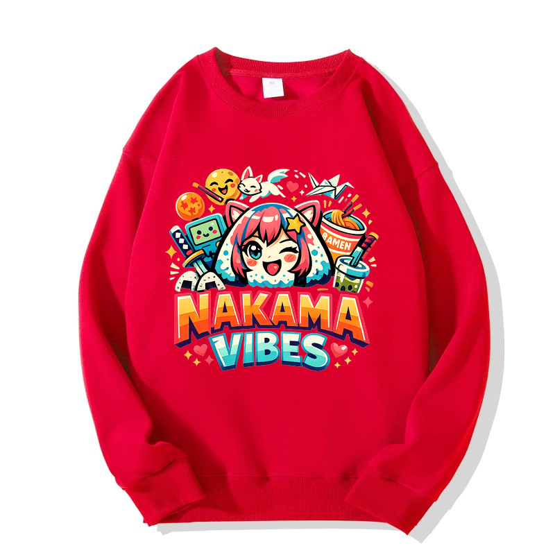 Sweatshirt Nakama Vibes – Anime Freundschafts-Style